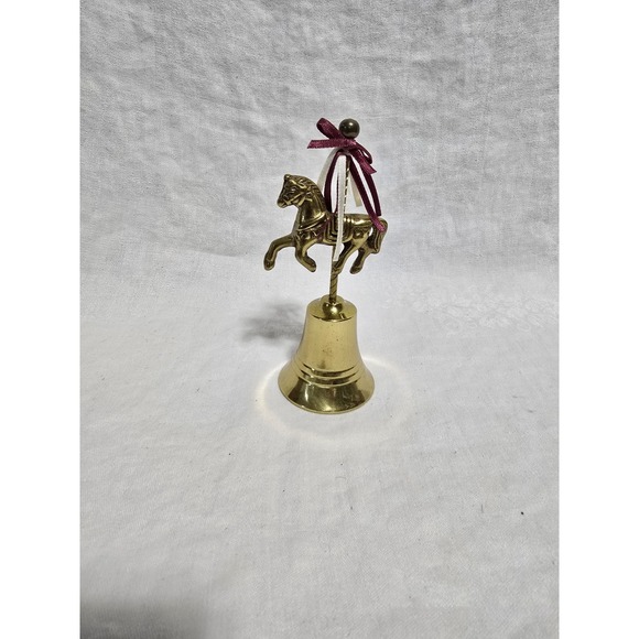 Vintage Brass Unicorn Bell Great Home Décor
